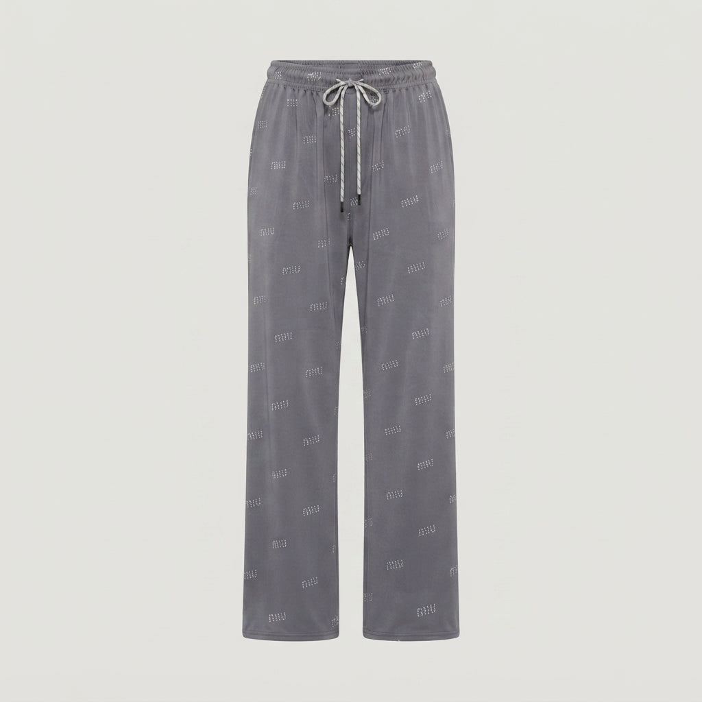 Logo Pattern Lounge Trousers (TS-493)