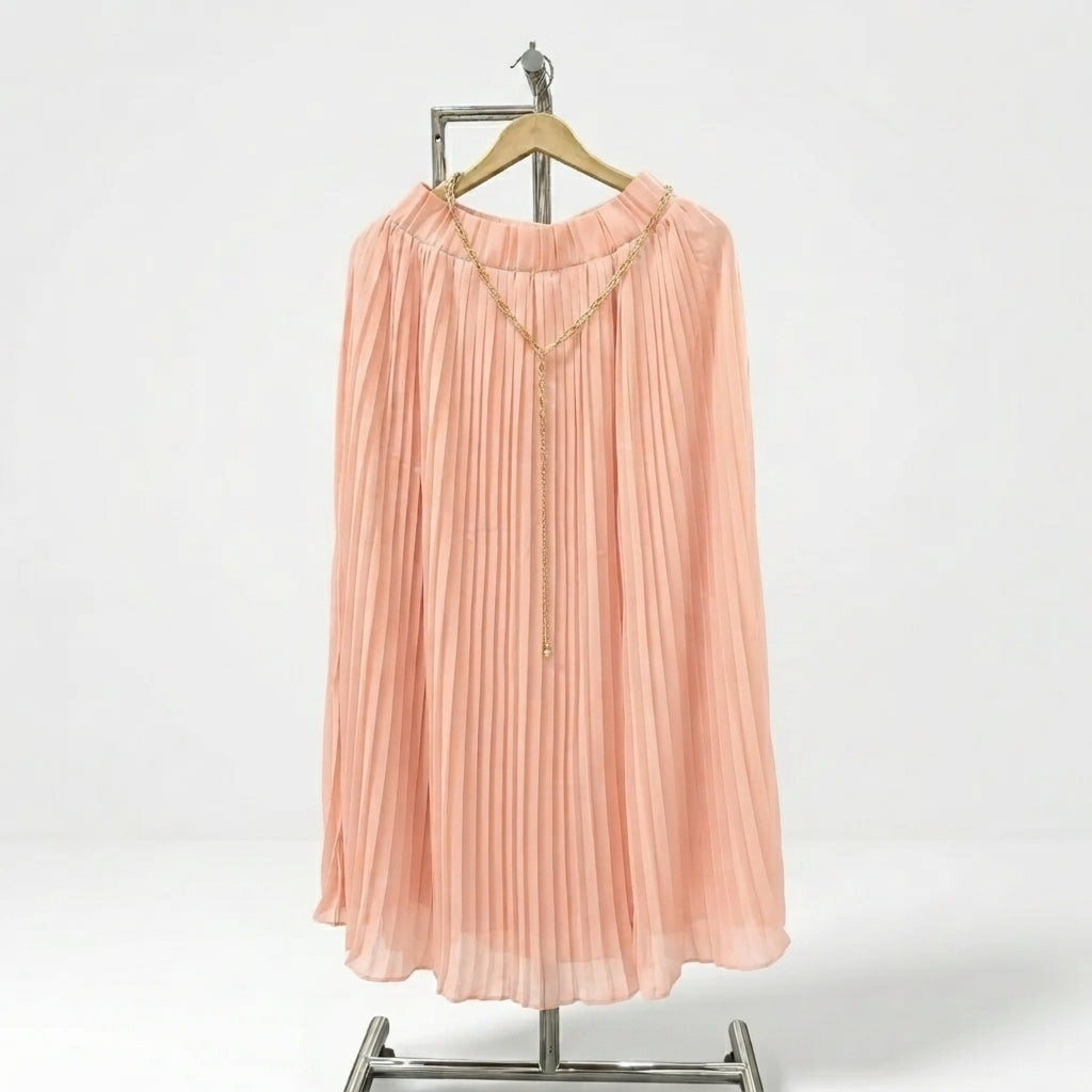 Georgette Plain Skirt