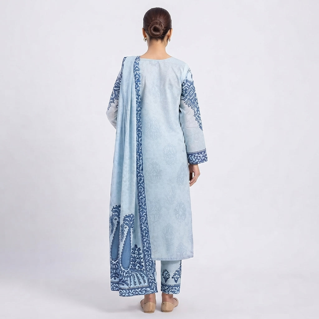 Heavy Ari-Embroidery Motif Festive Suit (BZ-24)