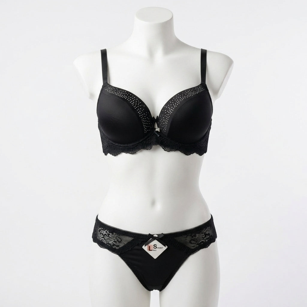 Raven Lace Set Bra (DXB1308)