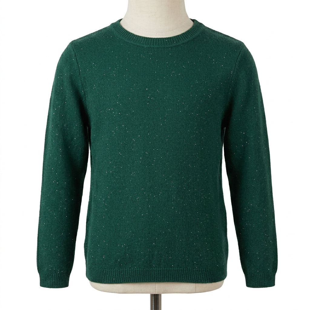 Shimmer Crew Neck Sweater (K5071)