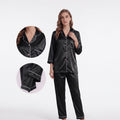 Classic Tailored Satin Pajama Set