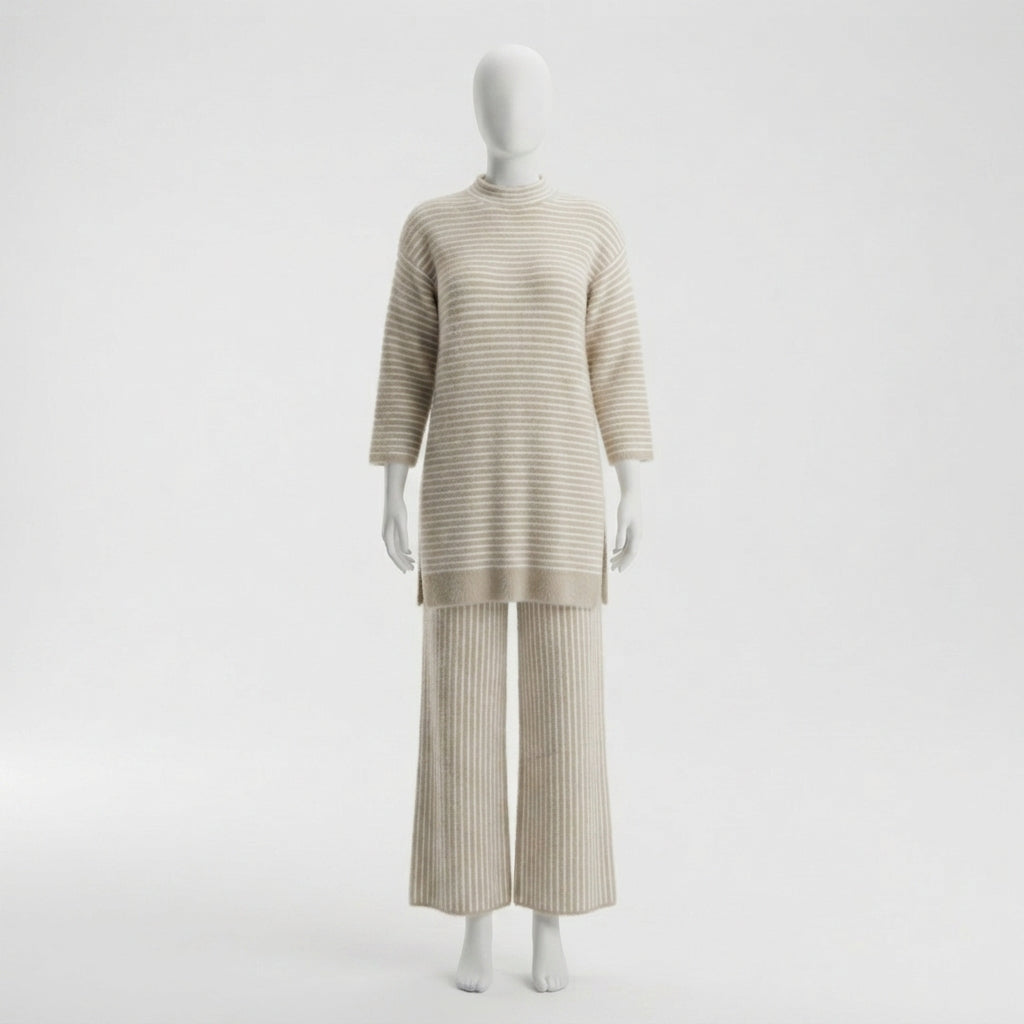Casual Two-Piece Sweater Set (63781)