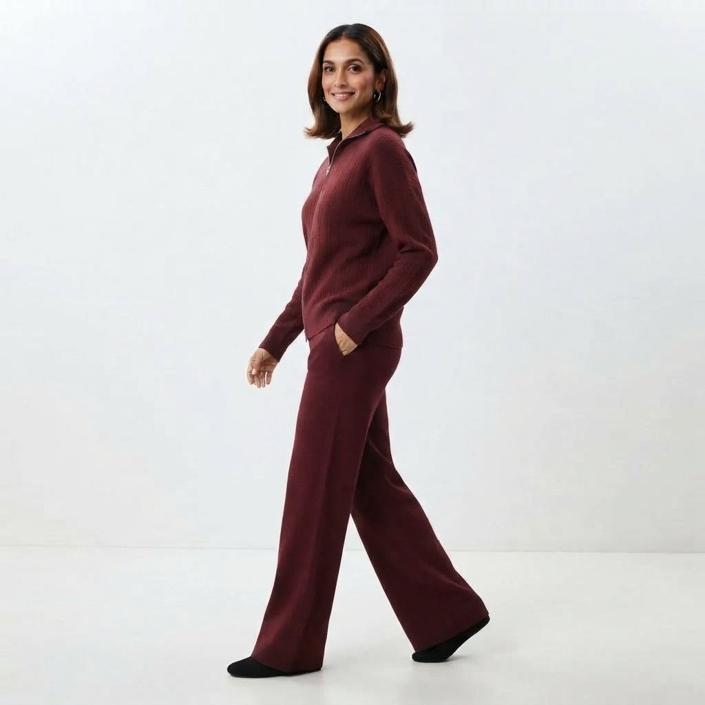 Ethereal Knit Zip Set (VG-1982)