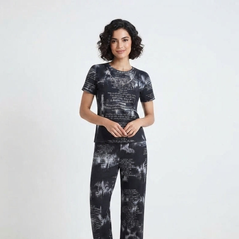 Script Print Track Suit