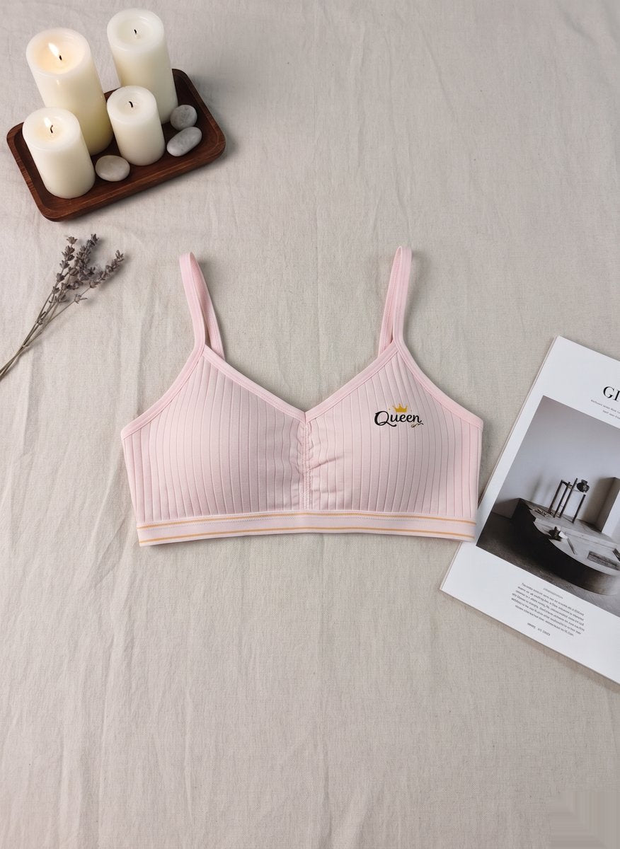 Crossback Sport Support Bra - Pink