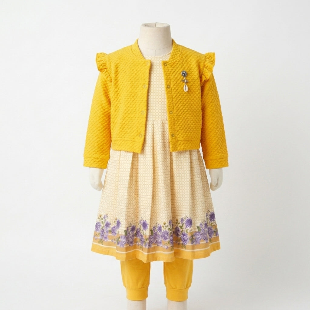 Yellow Daisy 3-Piece Outfit