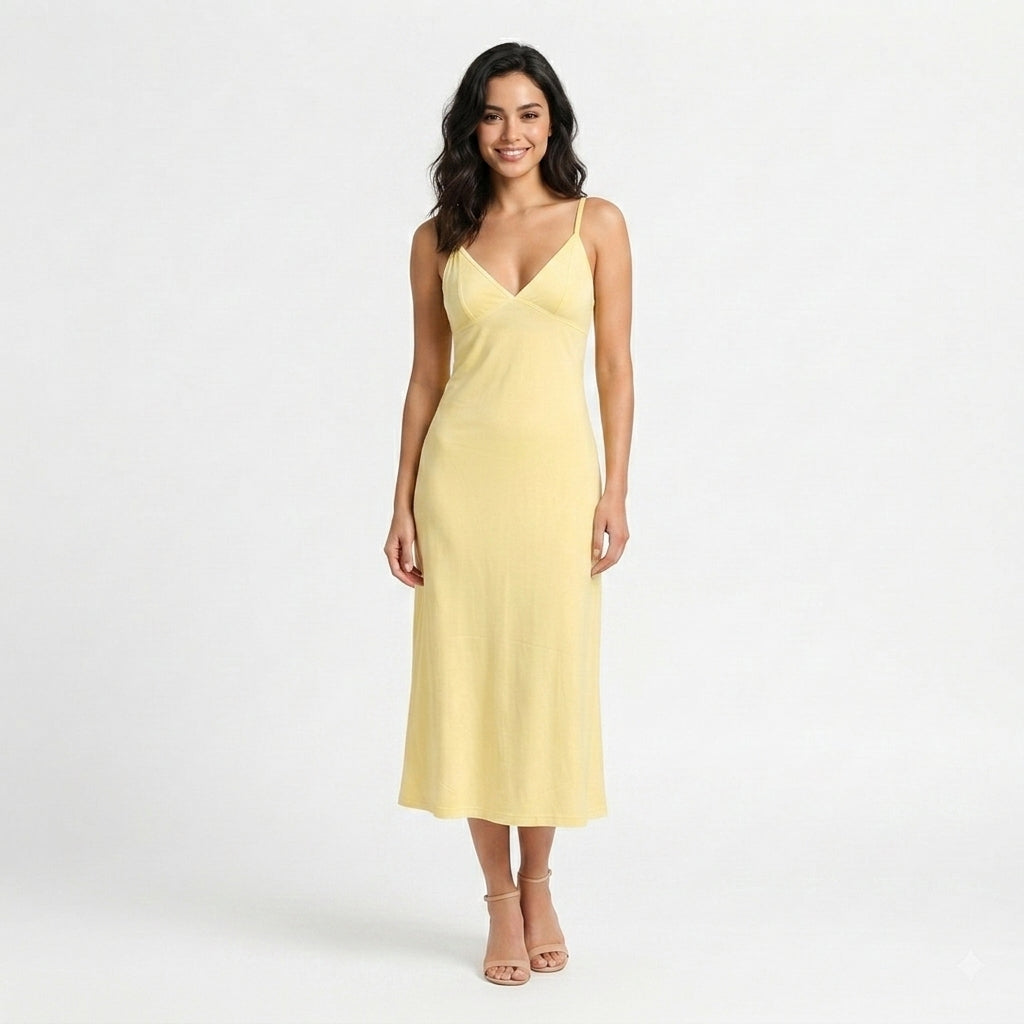 Yellow Long Nightie