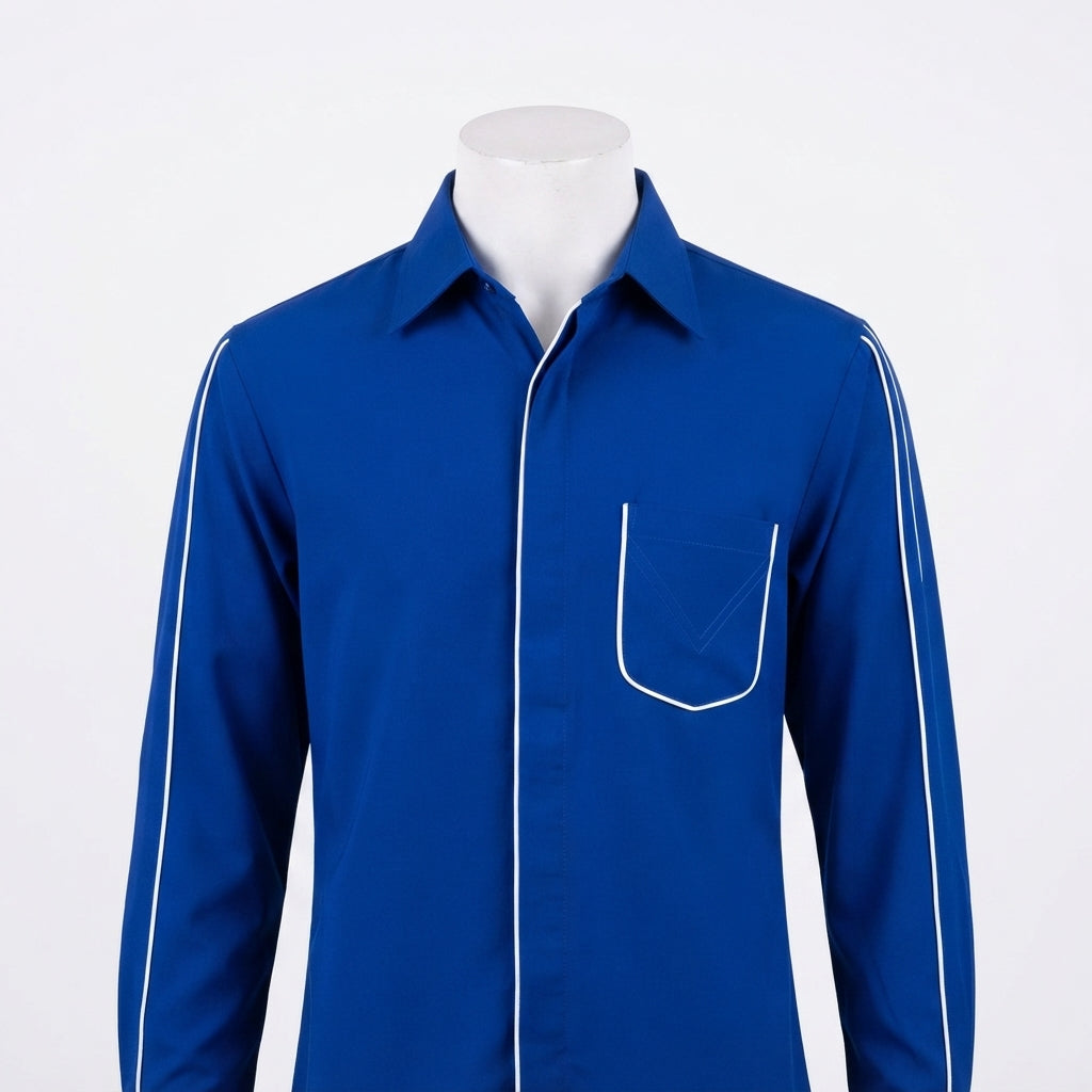 Pocket Detail Casual Dress Shirt (590210)
