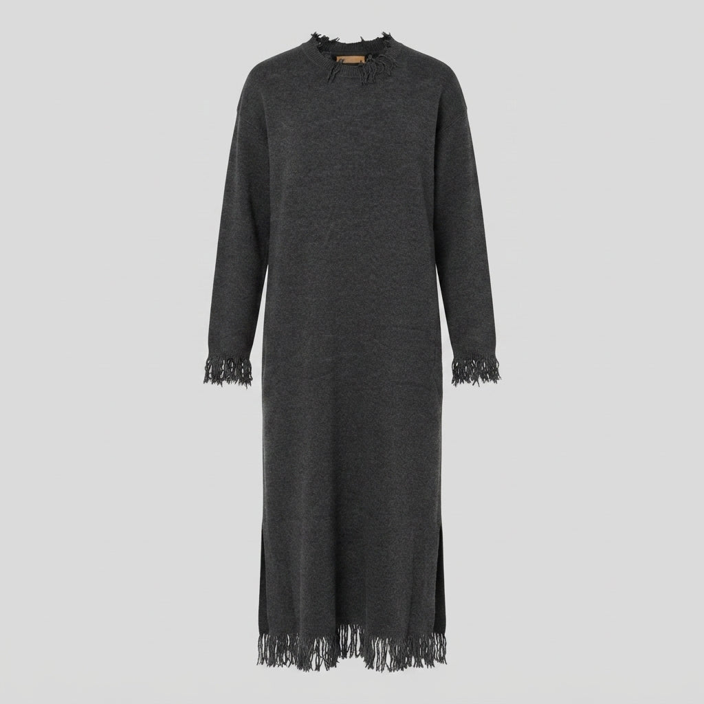 Fringed Detail Bodycon Dress (BD-01)
