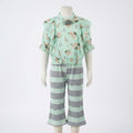 Lace Hem Flare 2-Piece Set for Girls (D2184)