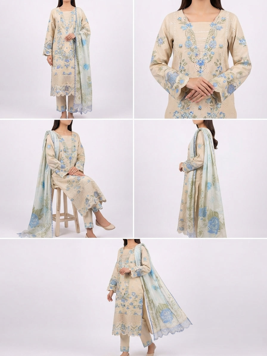 Celestial Scalloped Ensemble (1267)