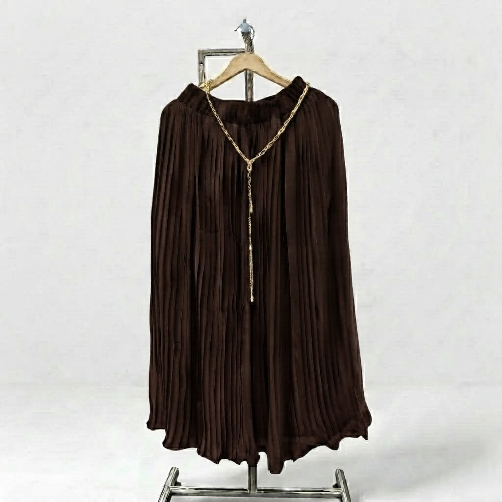 Georgette Plain Skirt