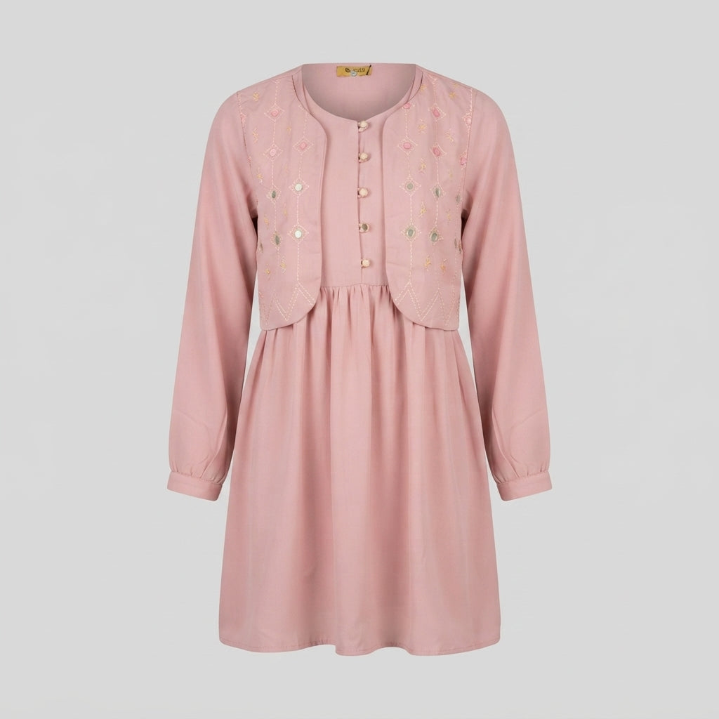 Waistcoat Kurti Set (VG-1674)