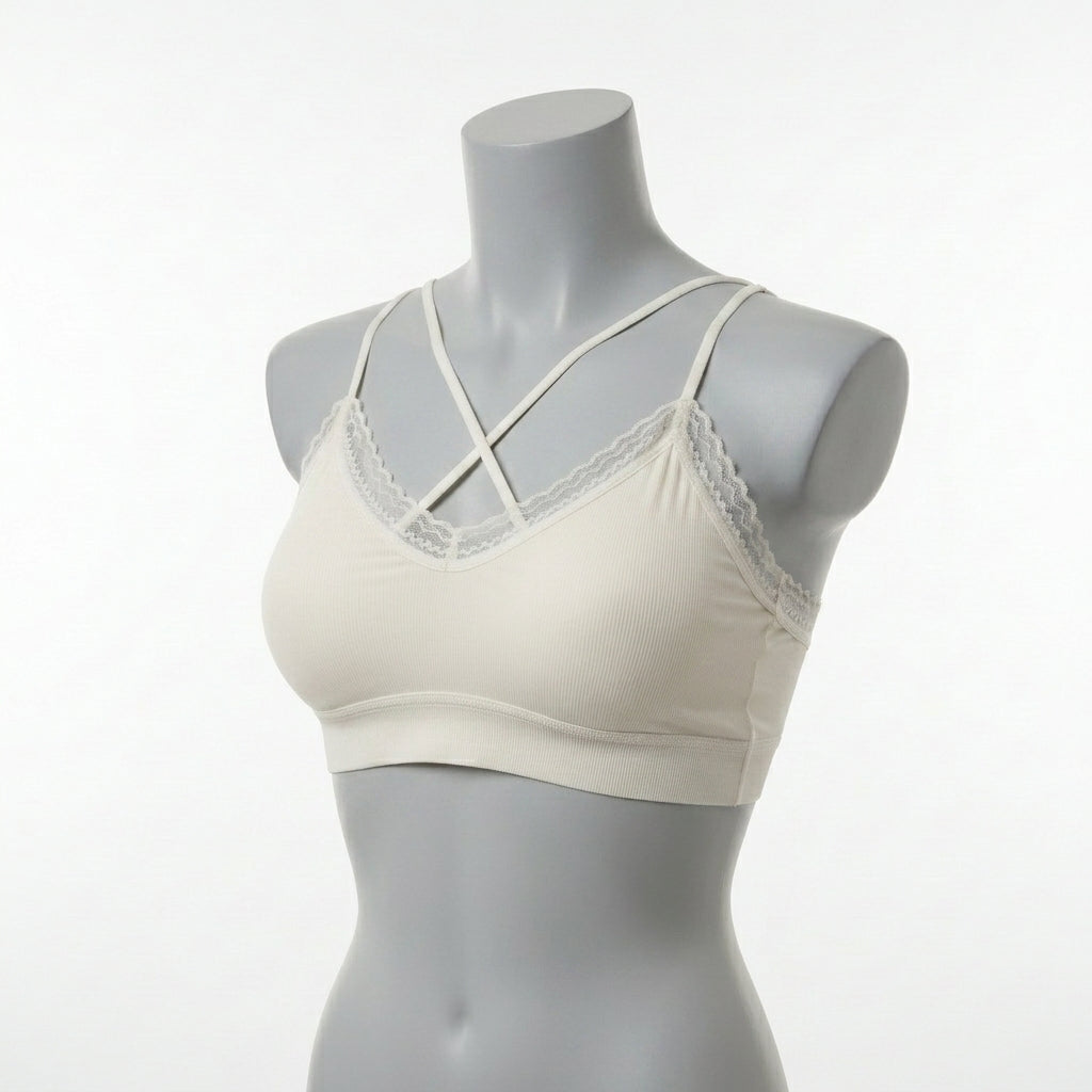 Whisper Lace Strappy Bra