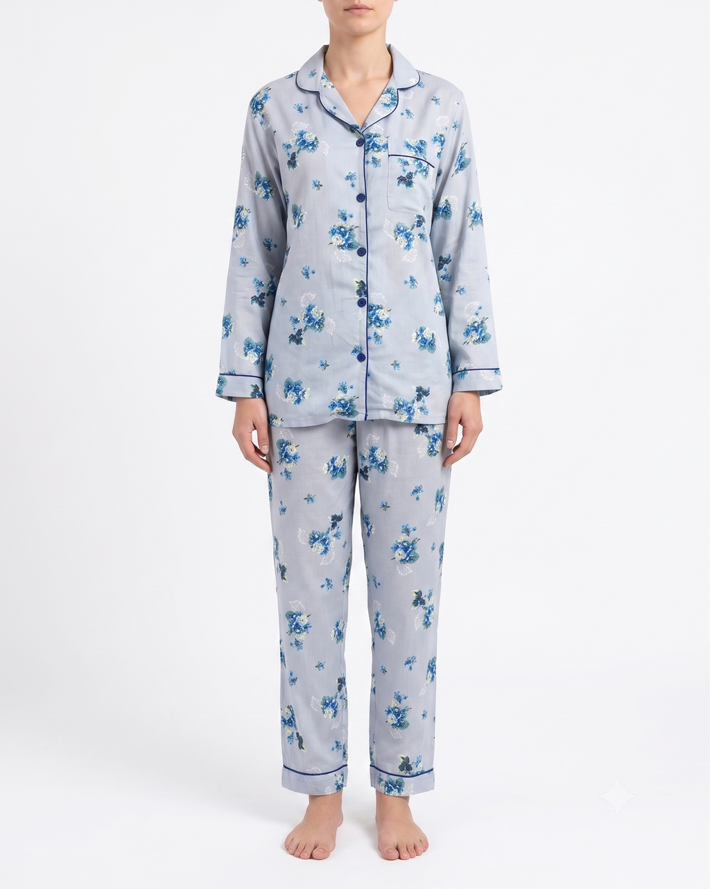 Grey Comfort Nightwear Set