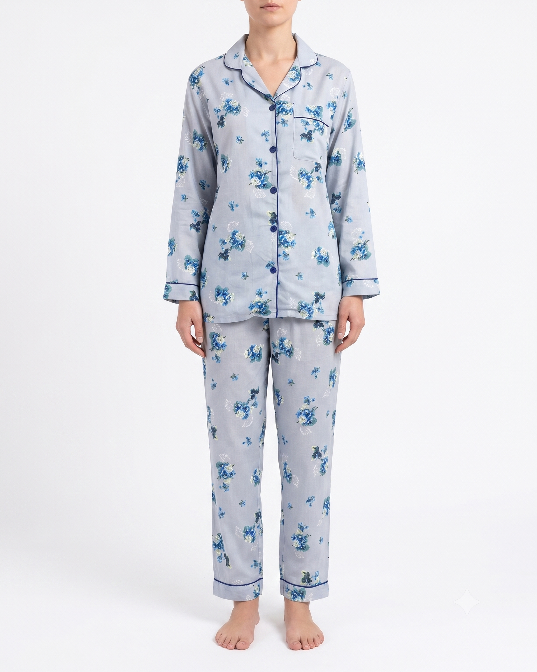 Grey Comfort Nightwear Set
