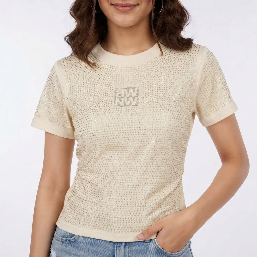 Sparkle Detail Fitted Top (HT-2015)