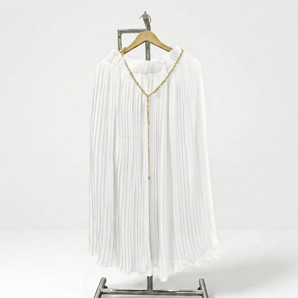 Georgette Plain Skirt