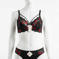 Signature Black Rose Set Bra DXB1403