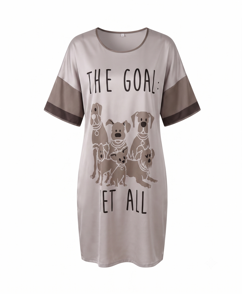 Puppy Print Long Nightshirt