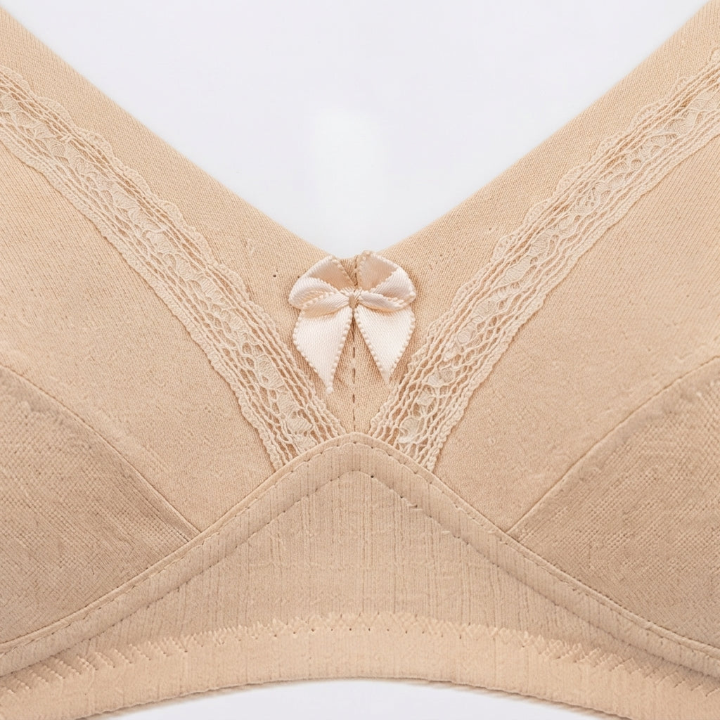 Lace-Trim Contour Bra (123)