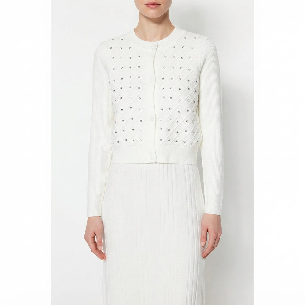 Embellished Cardigan Set (2068)