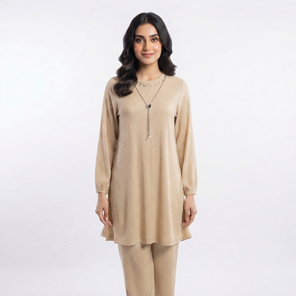 Dotted Partywear Suit (835)