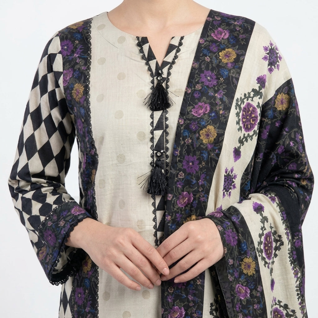 Abstract Motif Suit (ZA34P)