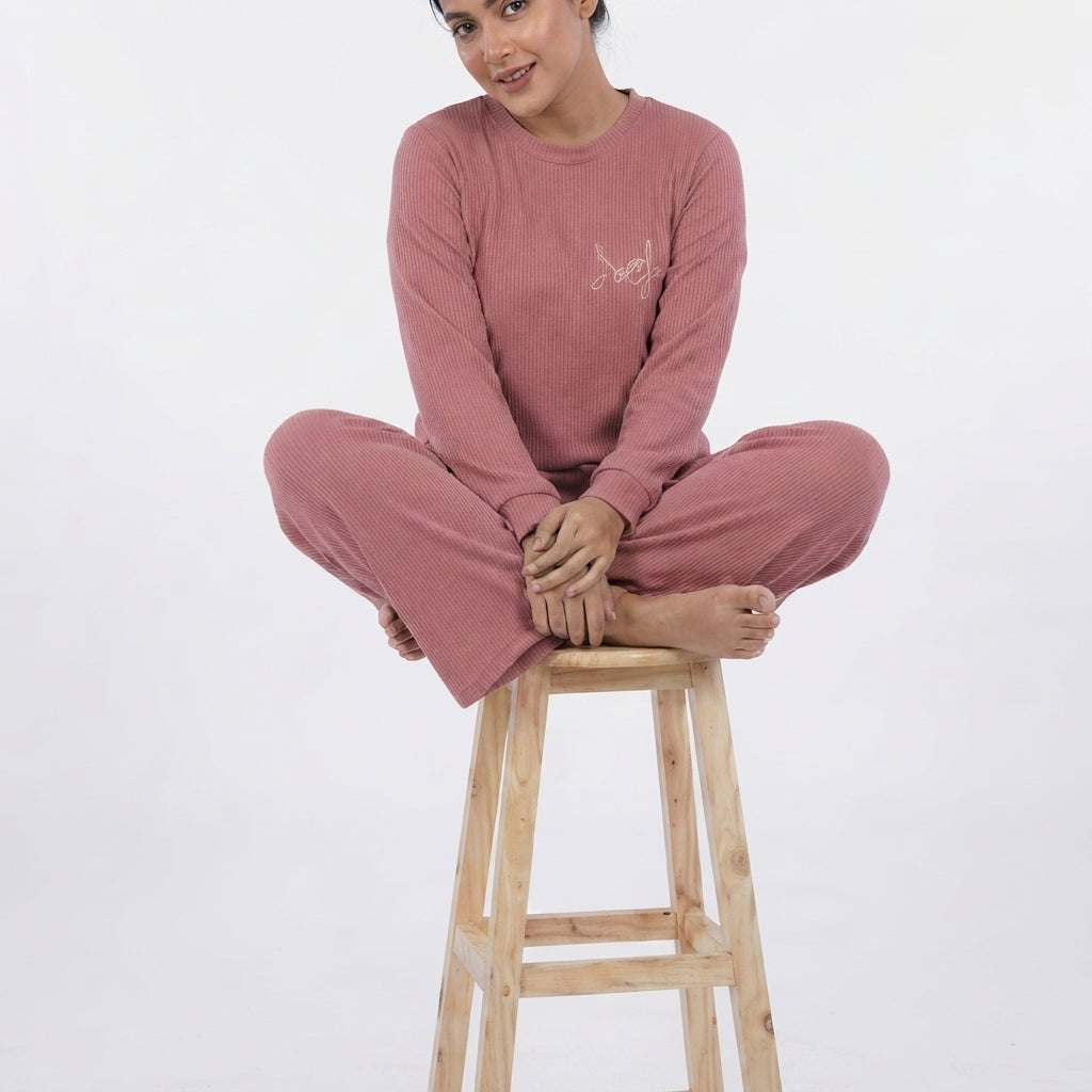 Ribbed Hello Co-Ord Set (VG-1186)