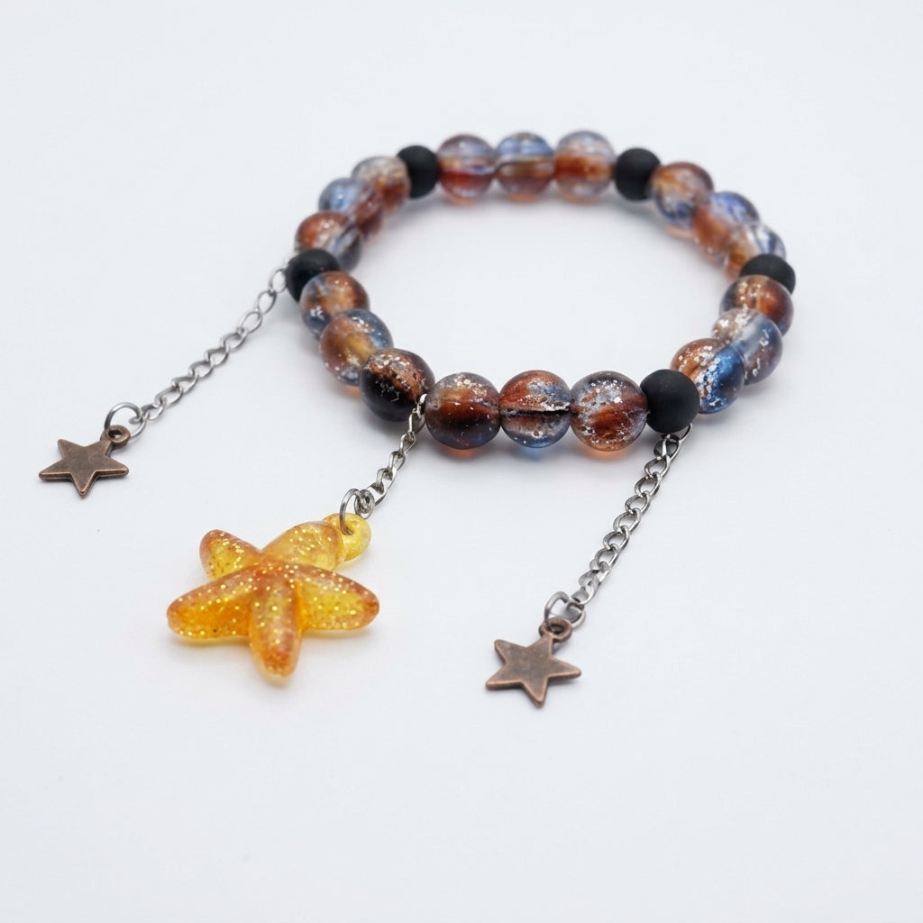 Galactic Key & Star Charm (012)
