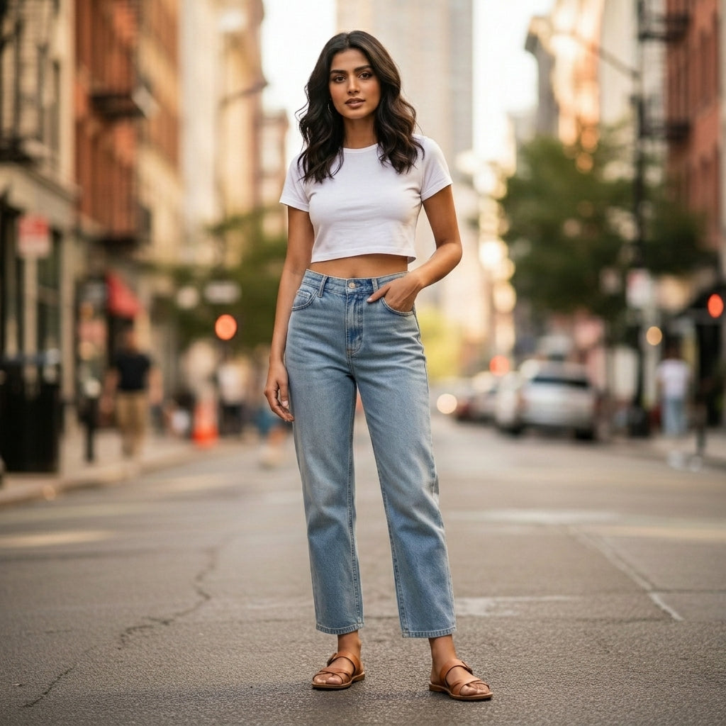 Vintage Straight Fit Jeans