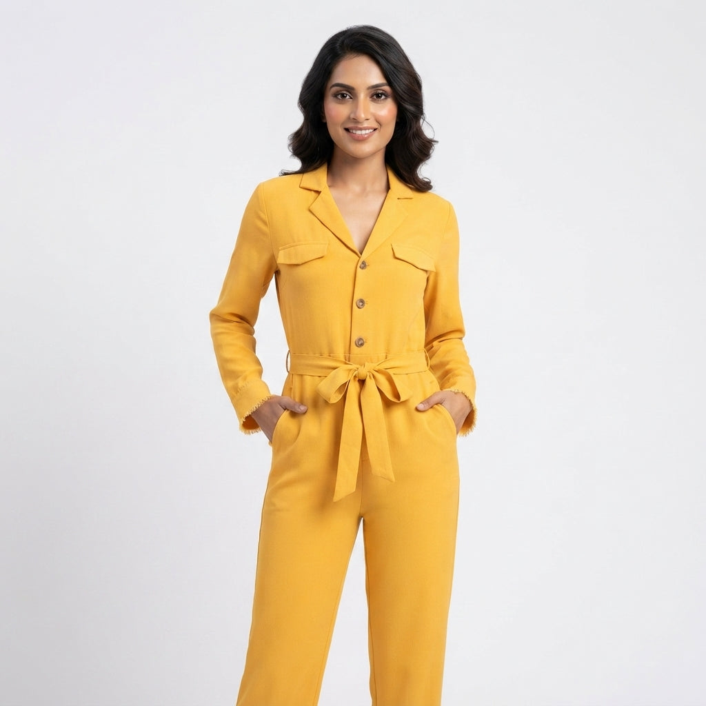 Sleek Utility Jumpsuit