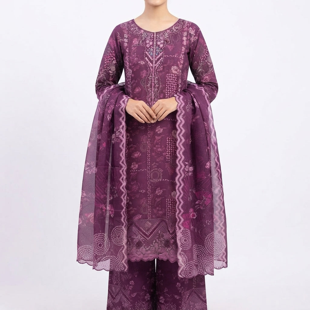 Regal Scallop Hem Ensemble (ZN-06)
