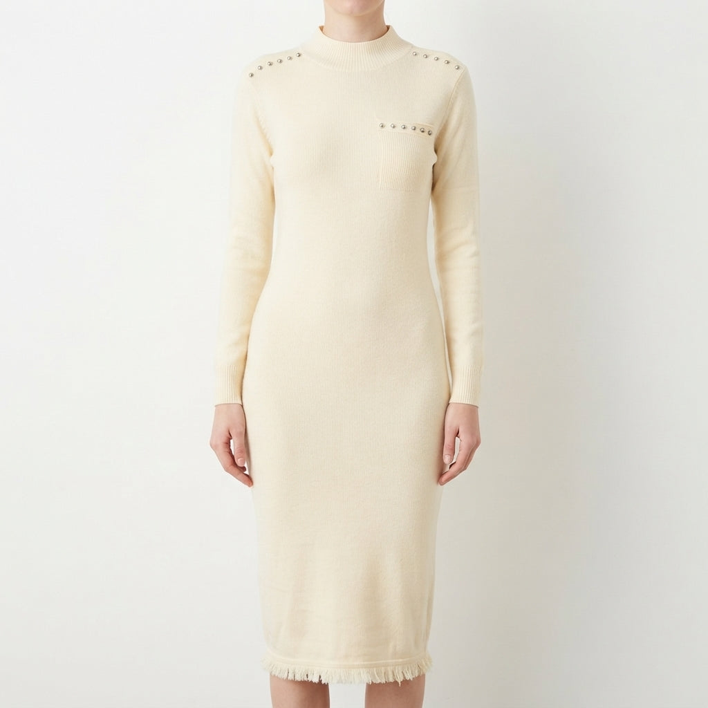 Textured Winter Dress (5264)