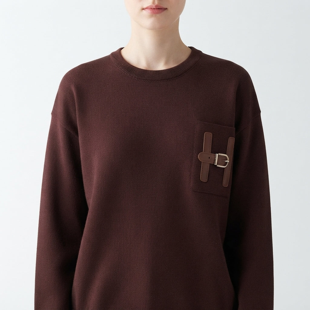 Buckle Pocket Pullover (S-168)