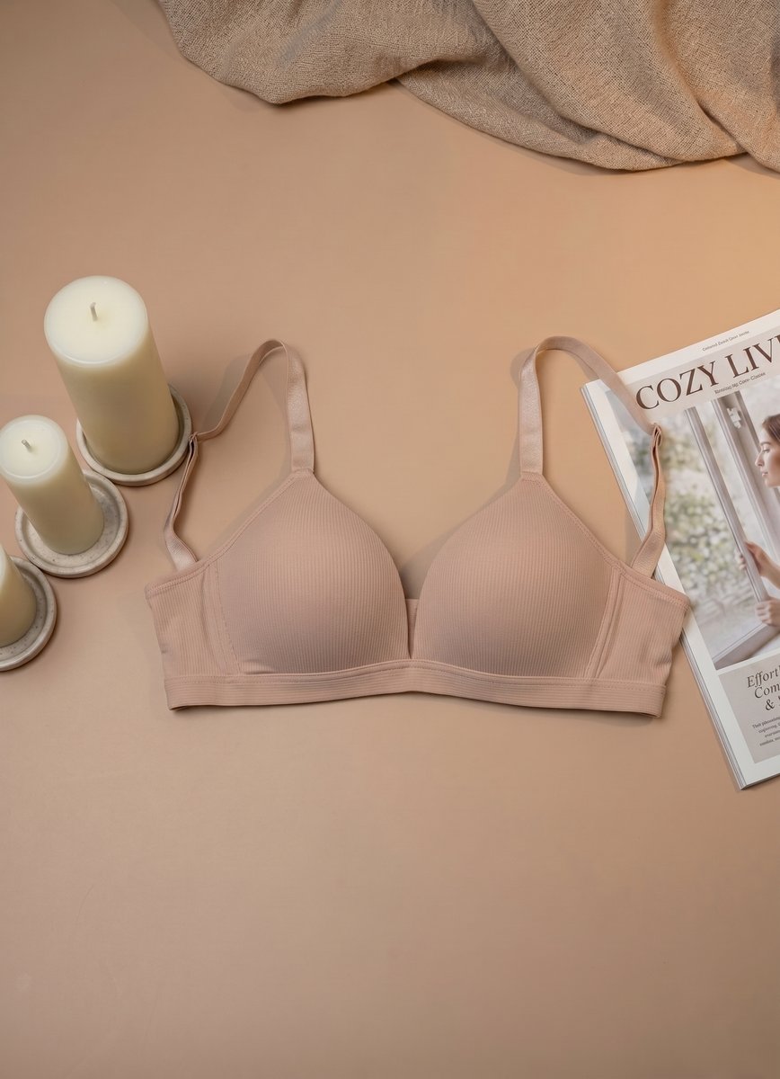 Classic Seamless Soft Bra - Nude
