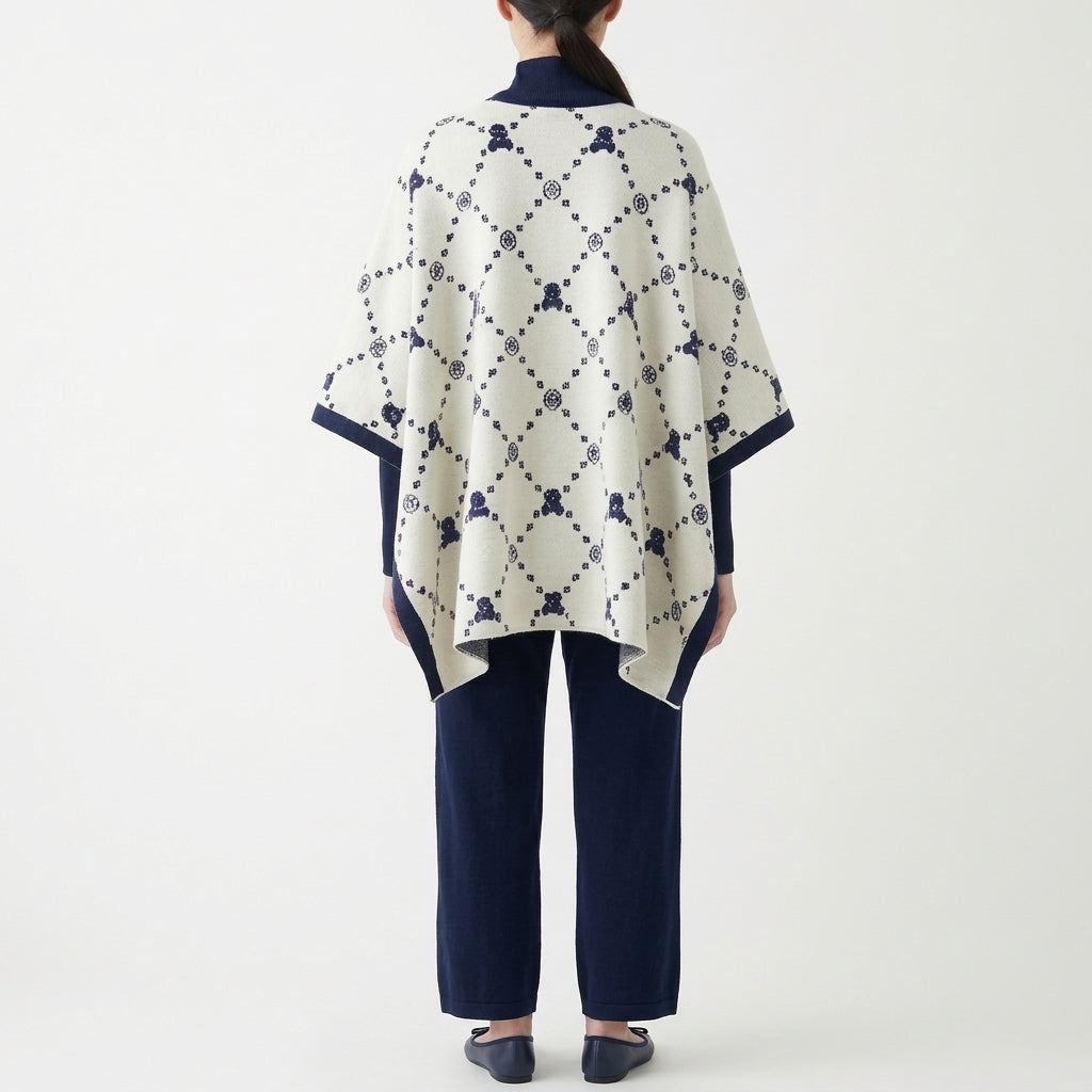 Monogram Poncho Set (VG-2274)
