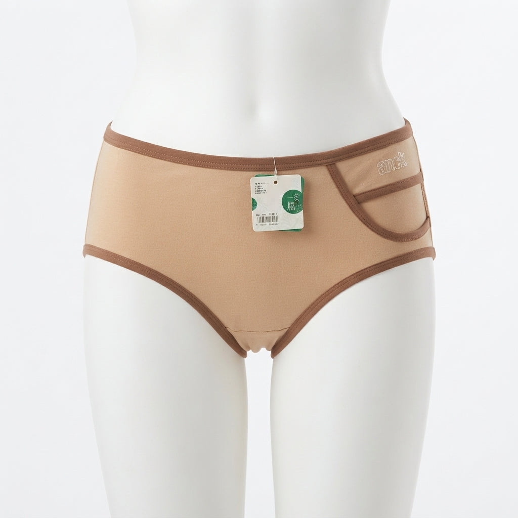 Dual-Tone Accent Panties (1507)