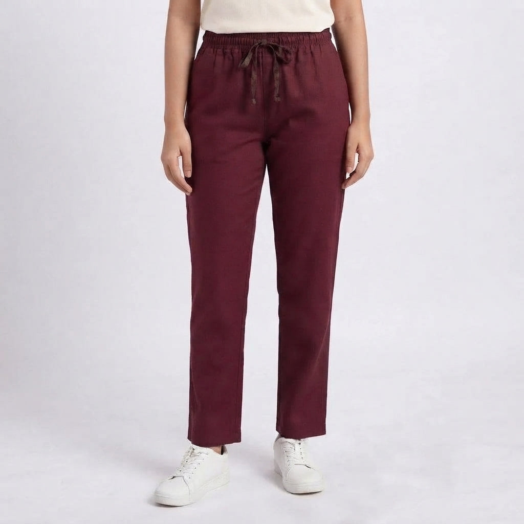 Relaxed Fit Straight-Leg Pants
