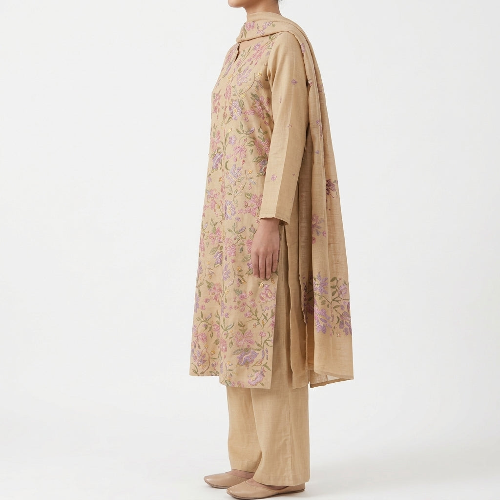 Floral Khaddar Ensemble (BM-83)