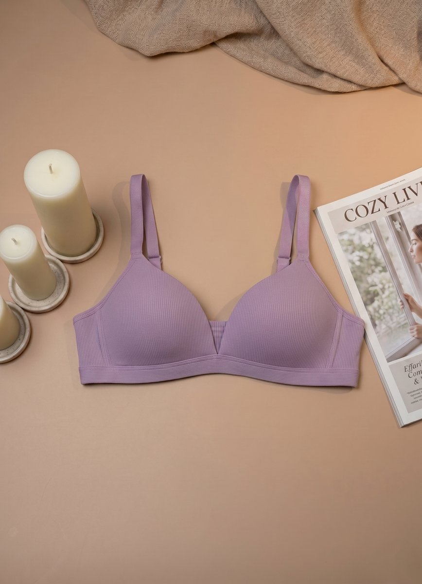 Classic Seamless Soft Bra - Nude/Pink