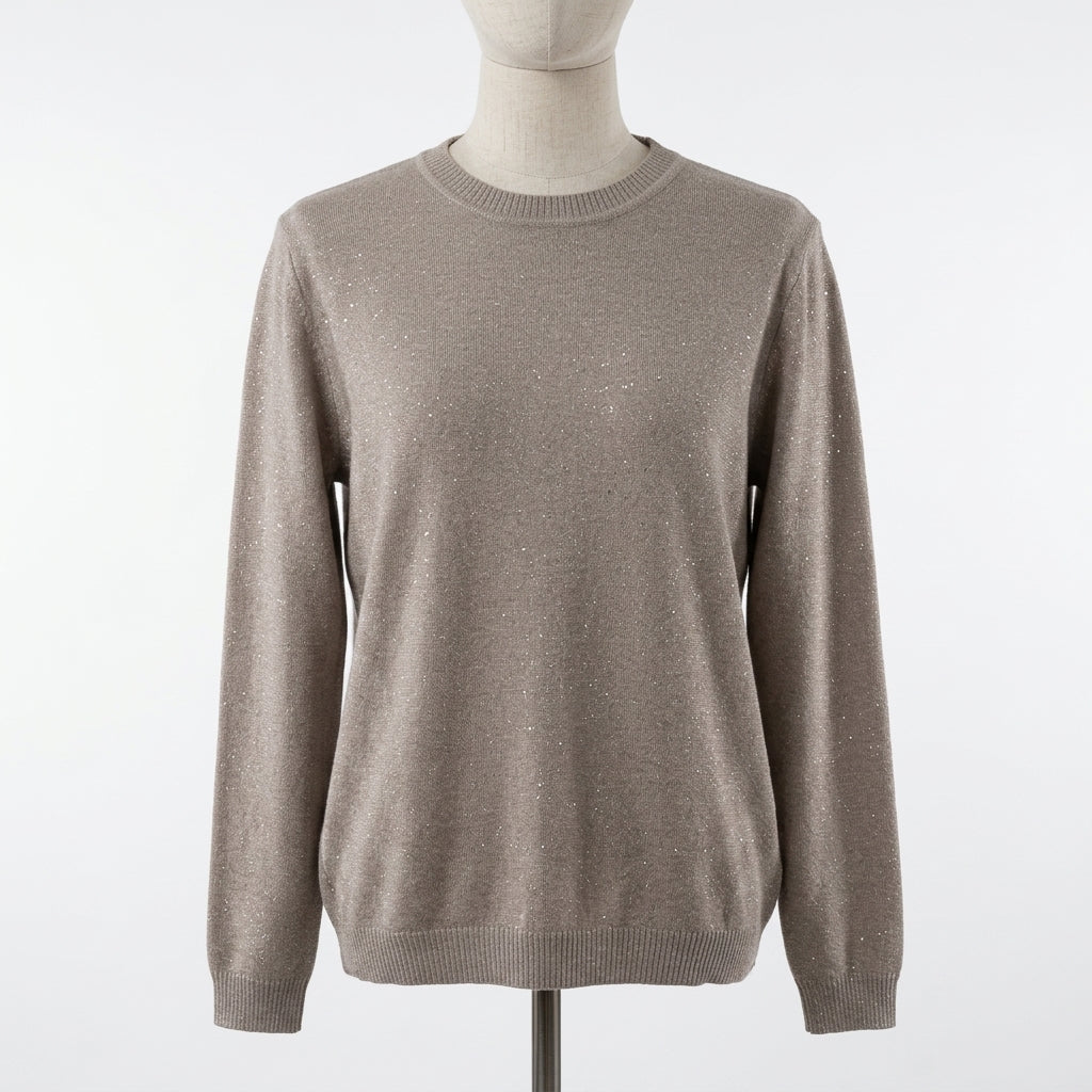 Shimmer Crew Neck Sweater (K5071)