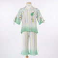 Girls Lace Hem Flare Co-ord Set  Kids 2Pc Codset