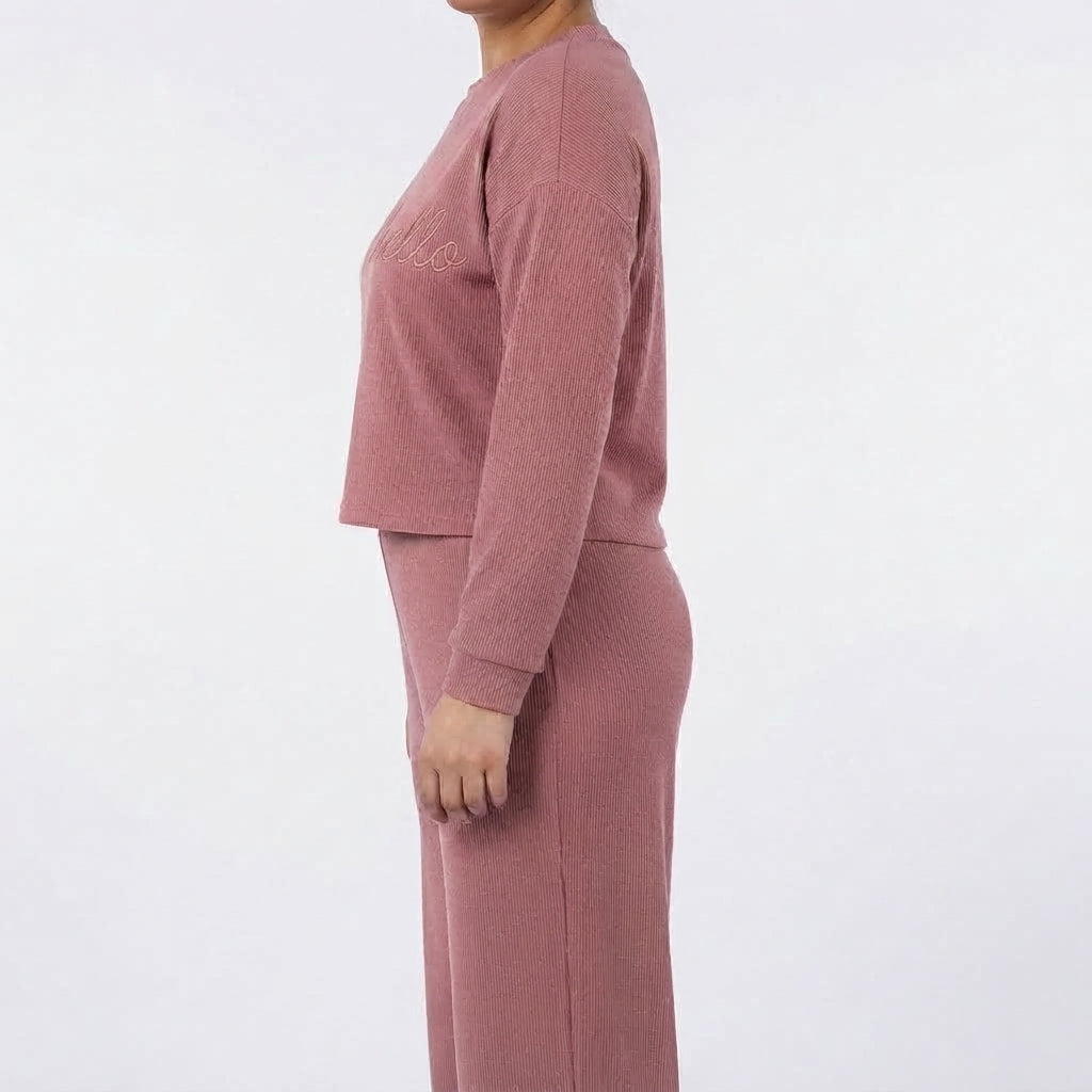 Ribbed Hello Co-Ord Set (VG-1186)