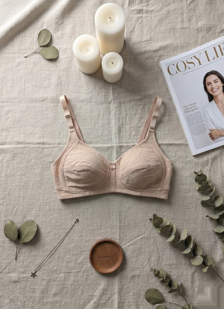 Ultra Soft Modal Bra - Brown/Gray
