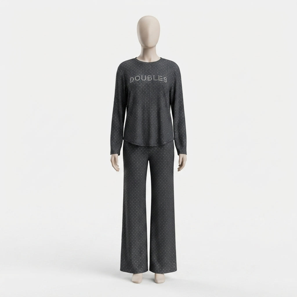 Doubles Dot Knit Co-Ord (5097)