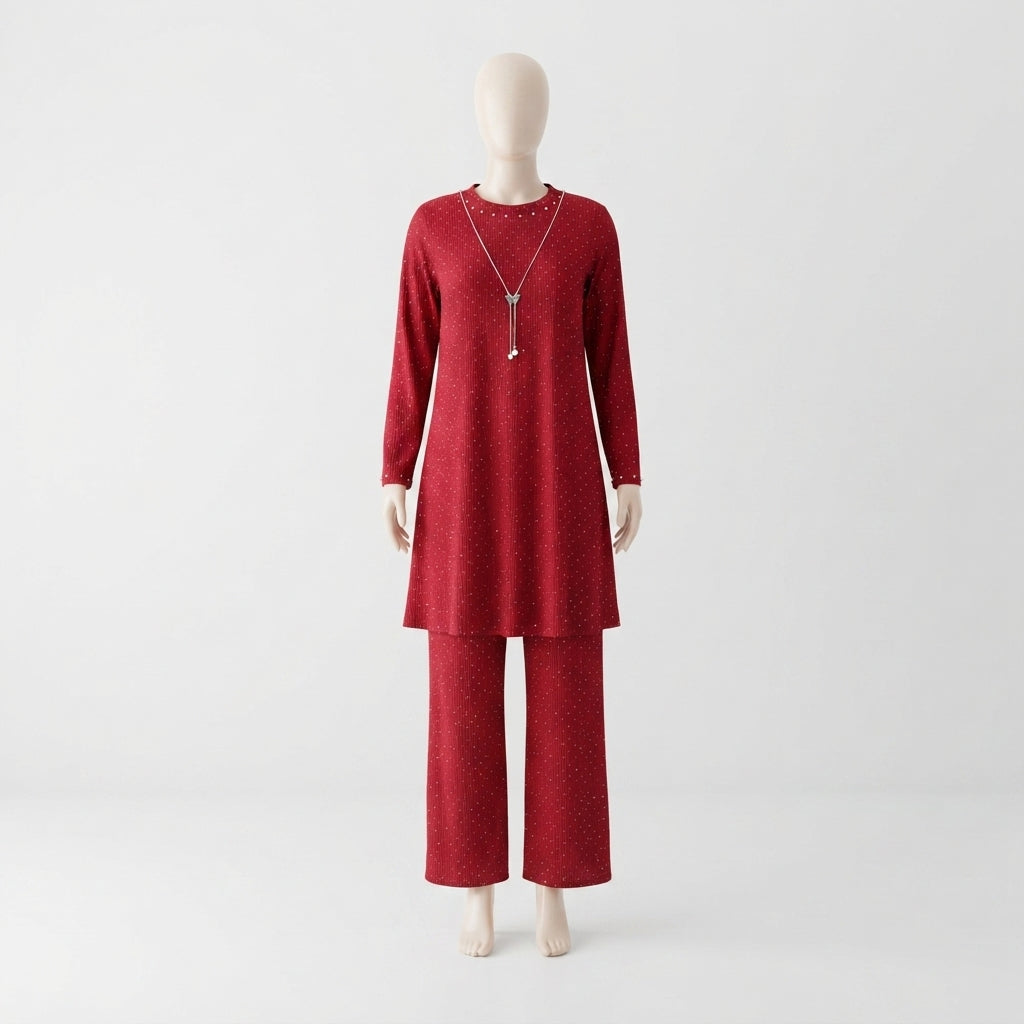 Dotted Partywear Suit (835)