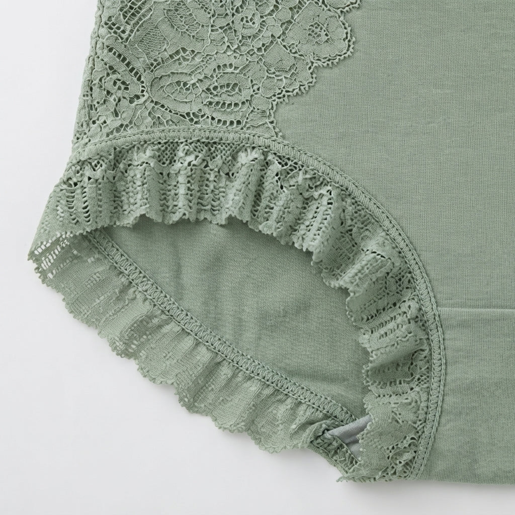 Lace Trim Aura Fit (P-07)