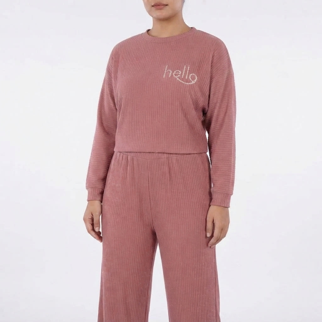 Ribbed Hello Co-Ord Set (VG-1186)
